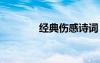 經(jīng)典傷感詩詞 經(jīng)典傷感詩句