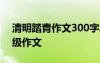 清明踏青作文300字二年級 清明踏青記二年級作文