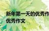 新年第一天的優(yōu)秀作文400字 新年第一天的優(yōu)秀作文