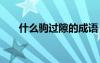 什么駒過隙的成語 駒光過隙成語解釋