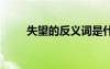 失望的反義詞是什么 笨拙的反義詞
