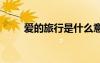 愛的旅行是什么意思 愛的旅行作文