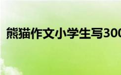 熊貓作文小學(xué)生寫300字 熊貓作文小學(xué)作文