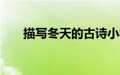 描寫冬天的古詩小學(xué) 描寫冬天的古詩