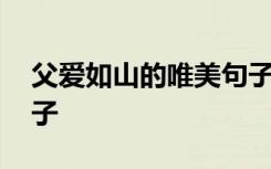 父愛如山的唯美句子圖片 父愛如山的唯美句子