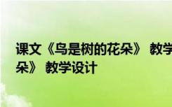 課文《鳥是樹的花朵》 教學(xué)設(shè)計與反思 課文《鳥是樹的花朵》 教學(xué)設(shè)計