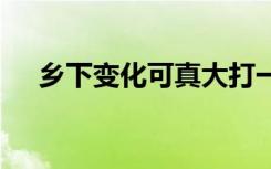 鄉(xiāng)下變化可真大打一字 鄉(xiāng)下的變化作文