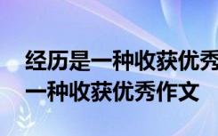 經(jīng)歷是一種收獲優(yōu)秀作文有哪些主題 經(jīng)歷是一種收獲優(yōu)秀作文