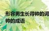 形容男生長得帥的詞語有哪些 形容男生長得帥的成語