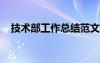 技術(shù)部工作總結(jié)范文ppt 技術(shù)部工作總結(jié)