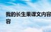 我的長生果課文內(nèi)容梳理 我的長生果課文內(nèi)容