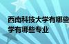 西南科技大學有哪些專業(yè)能保研 西南科技大學有哪些專業(yè)
