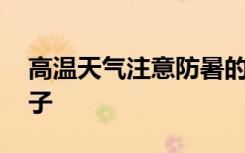 高溫天氣注意防暑的句子 注意高溫防暑的句子
