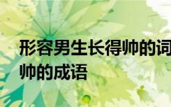 形容男生長(zhǎng)得帥的詞語(yǔ)有哪些 形容男生長(zhǎng)得帥的成語(yǔ)