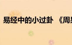易經(jīng)中的小過卦 《周易》小過卦原文及翻譯