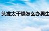 頭發(fā)太干燥怎么辦男生（頭發(fā)太干燥怎么辦）