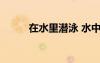 在水里潛泳 水中潛泳的技巧總結(jié)