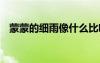 蒙蒙的細(xì)雨像什么比喻句 雨像什么比喻句