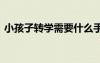 小孩子轉(zhuǎn)學(xué)需要什么手續(xù) 轉(zhuǎn)學(xué)需要什么手續(xù)