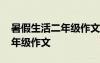 暑假生活二年級(jí)作文生日怎么寫 暑假生活二年級(jí)作文