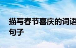 描寫春節(jié)喜慶的詞語有哪些 表達春節(jié)喜慶的句子