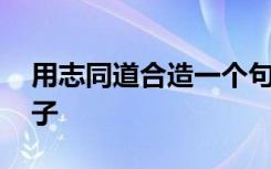 用志同道合造一個句子 用志同道合造句的例子