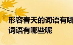 形容春天的詞語有哪些呢二年級 形容春天的詞語有哪些呢