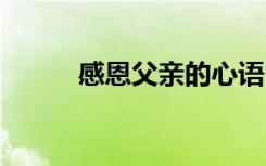 感恩父親的心語 感恩父親的語錄