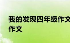 我的發(fā)現(xiàn)四年級作文450字 我的發(fā)現(xiàn)四年級作文