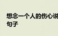 想念一個(gè)人的傷心說(shuō)說(shuō) 想念一個(gè)人時(shí)的傷感句子