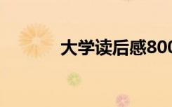 大學(xué)讀后感800字 大學(xué)讀后感
