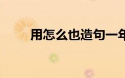 用怎么也造句一年級 用怎么也造句