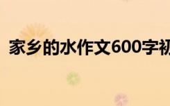 家鄉(xiāng)的水作文600字初中作文 家鄉(xiāng)的水作文