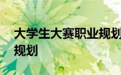 大學(xué)生大賽職業(yè)規(guī)劃怎么寫(xiě) 大學(xué)生大賽職業(yè)規(guī)劃