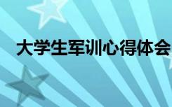 大學(xué)生軍訓(xùn)心得體會(huì) 高中生軍訓(xùn)心得體會(huì)