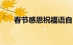春節(jié)感恩祝福語(yǔ)自己 春節(jié)感恩祝福語(yǔ)