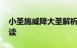 小圣施威降大圣解析 《小圣施威降大圣》解讀