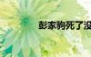 彭家駒死了沒有（彭家駒）