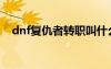 dnf復(fù)仇者轉(zhuǎn)職叫什么（dnf復(fù)仇者轉(zhuǎn)職）