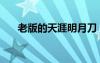 老版的天涯明月刀（舊版天涯明月刀）