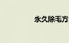 永久除毛方法（永久c）