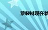 蔡裴琳現(xiàn)在狀況（蔡裴琳）
