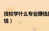 技校學(xué)什么專業(yè)賺錢最多（技校學(xué)什么專業(yè)賺錢）