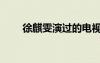 徐麒雯演過的電視?。ㄐ祺桷┭輪T）