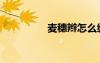 麥穗辮怎么編（麥穗辮）