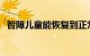 智障兒童能恢復(fù)到正常人智力嗎（智障兒）