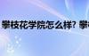 攀枝花學(xué)院怎么樣? 攀枝花學(xué)院怎么樣好不好