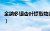 金納多銀杏葉提取物片的功效與作用（金納多）