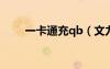 一卡通充qb（文力一卡通充值q幣）
