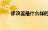修改器是什么樣的（修改器是什么）